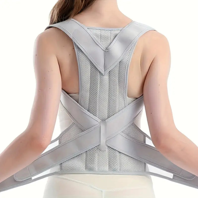 Correcteur de Posture Ergonomique – Soutien Dorsal et Lombaire pour Travail et Quotidien