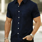 Chemise Homme à Manches Courtes de Couleur Unie