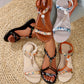 Sandales tressées pour femmes