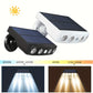 Applique Solaire Extérieure LED – Lampe Murale Étanche avec Détecteur de Mouvement pour Jardin, Terrasse et Entrée