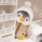 Peluche pingouin en manteau à capuche – Doudou doux et câlin pour enfants
