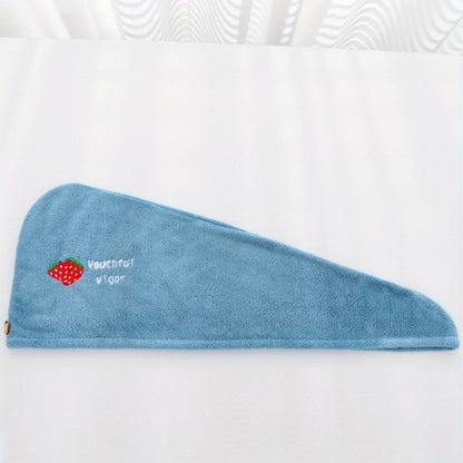 Serviette Cheveux Micro-Fibre Séchage Rapide & Absorbante, coloris Bleu clair