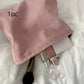 Trousse de maquillage en velours côtelé vert Pochette cosmétique douce, élégante et spacieuse