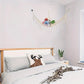 Filet de Rangement Suspendu en Macramé – Hammac de Rangement pour Peluches, Jouets et Accessoires Bébé