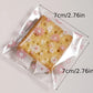 Sachets plastiques transparents à fleurs pour biscuits – Pochettes alimentaires décoratives pour emballage cadeau et artisanat