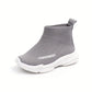 Bottes garçon montantes en maille respirante grise – Chaussures confort sport et mode enfant