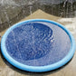 Tapis de Jeu d’Eau pour Enfants Fontaine Splash Gonflable Extérieure, Idéal Jardin & Été