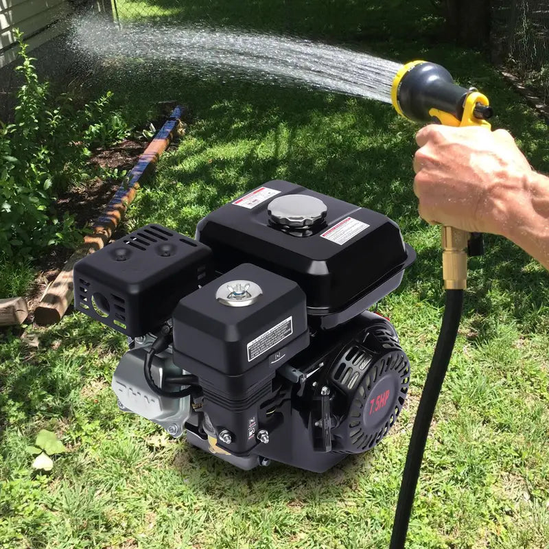 Moteur Thermique 7.5HP Essence – Puissant Moteur à 4 Temps pour Outils et Équipements de Jardinage