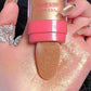 Enlumineur Liquide avec Applicateur Éponge – Highlighter 3 Teintes pour Visage, Lèvres et Cheveux