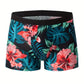 Pack de 4 Boxers Homme – Sous-vêtements à Motifs Tropicaux Colorés en Tissu Stretch