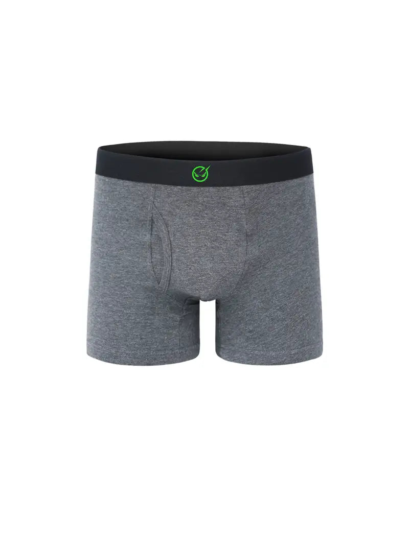 Boxer Enfant Rouge Confortable – Sous-Vêtement Garçon Ceinture Élastique Noire