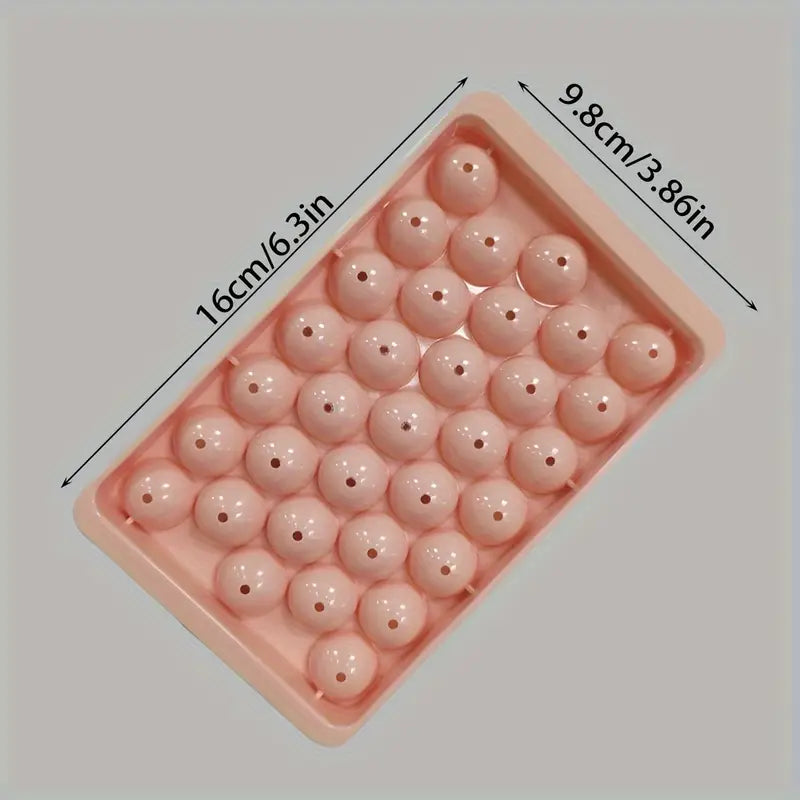 Bac à Glaçons Demi-Sphères en Silicone – Moule Grande Capacité pour Glace Ronde, Facile à Démouler