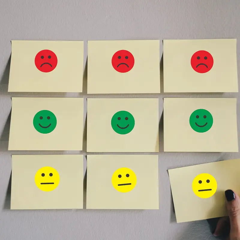 Stickers Émotions pour Enfants – Autocollants Smiley pour Éducation Positive et Gestion du Comportement