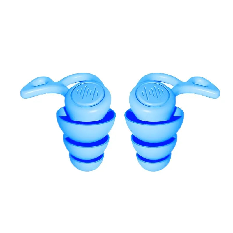 Bouchons d’Oreilles Réutilisables en Silicone – Anti-Bruit, Confort Nocturne et Protection Auditive