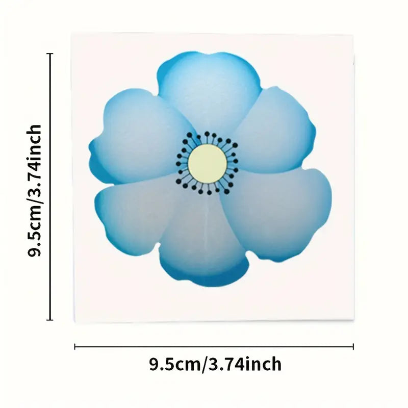 Lot de 6 Fleurs Anti-Mouches Adhésives – Pièges à Insectes Discrets et Efficaces pour Fenêtres et Intérieur