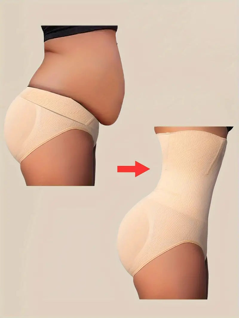 Culotte Gainante Taille Haute – Effet Ventre Plat Instantané et Remodelage des Courbes