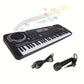 Clavier électronique 61 touches avec support – Piano numérique pour enfants et débutants
