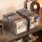 Boîte de Rangement Transparente pour CD – Design Strié & Grande Capacité
