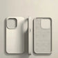 Coque silicone pour iPhone, coloris Beige