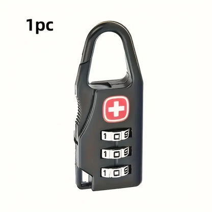 Cadenas TSA à Code pour Valise – Serrure de Sécurité à 3 Chiffres Homologuée pour Bagage de Voyage