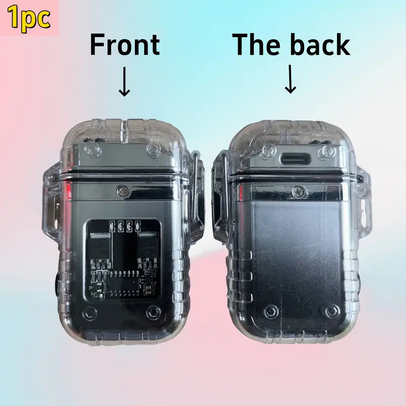 Briquet Tempête USB Électrique Étanche – Allume Feu Plasma Rechargeable pour Camping et Survie