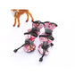 Bottines Imperméables Antidérapantes pour Chien – Chaussures de Protection Hiver avec Motif Singe – Accessoires Mignons et Pratiques pour Animaux