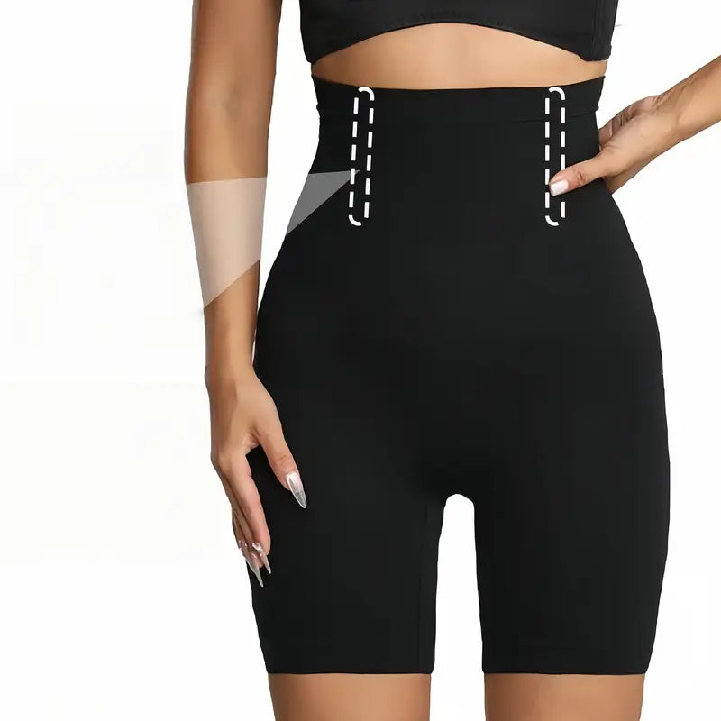 Short Gainant Taille Haute Sculptant – Lingerie Amincissante Invisible pour un Maintien Idéal | Collection Supports"