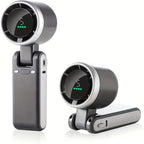 Mini Ventilateur Électrique Portable à Affichage LED, coloris Noir