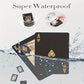 Jeu de Cartes Premium Noir & Or – Finition Imperméable, Design Luxe et Durable