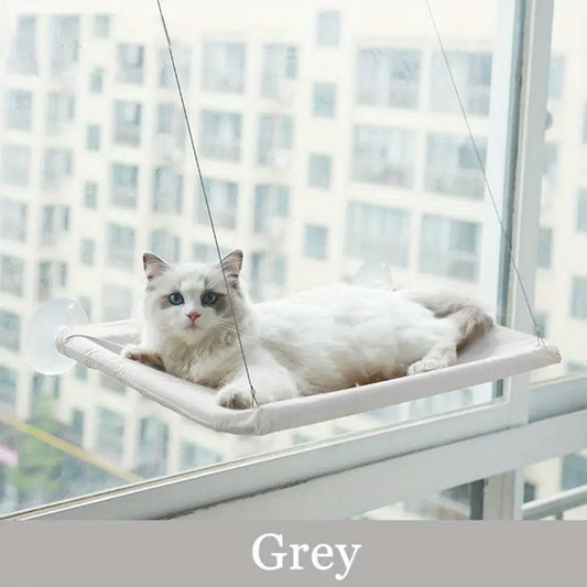 Hamac de Fenêtre pour Chat avec Ventouses Ultra-Résistantes – Support Suspendu pour Repos au Soleil