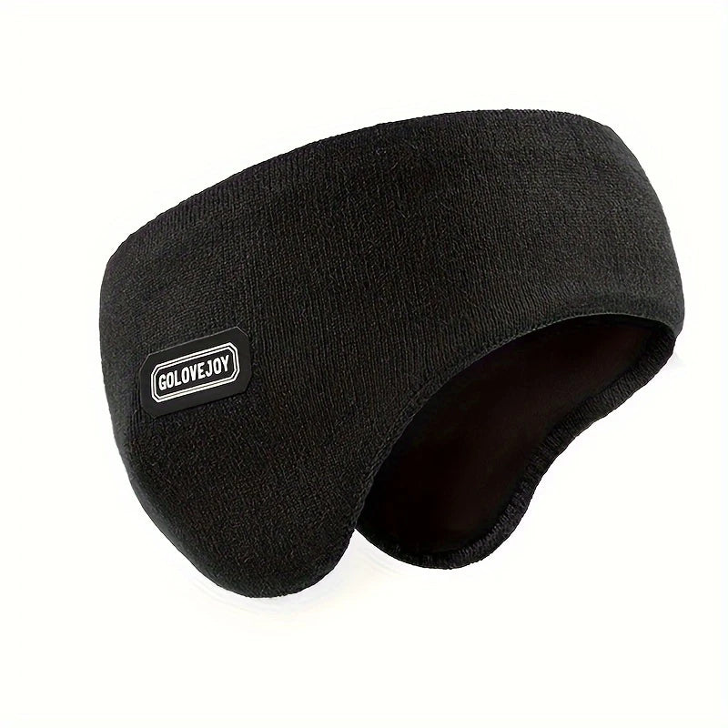 Cache-Oreilles Homme en Tricot Doublé Polaire – Bandeau Hiver Chaud, Léger et Coupe-Vent GOGOLOVEJOY