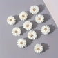 Décorations cheveux mariage femme fleurs blanches avec strass – Accessoires élégants pour coiffure de mariée