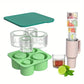 Moule à glaçons cylindriques XXL, coloris Vert