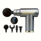 Pistolet de Massage Musculaire Électrique – 6 Vitesses, 4 Têtes, Écran LCD, Relaxation Profonde & Récupération Sportive