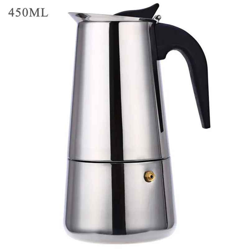 Cafetière Italienne en Inox – Moka Express Compatible Tous Feux, Design Classique pour Espresso Authentique