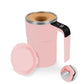 Mousseur à Lait Électrique avec Écran Digital, coloris Rose