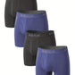 Pack de 4 Boxers Homme Noirs – Sous-vêtements Classiques et Confortables en Coton Stretch