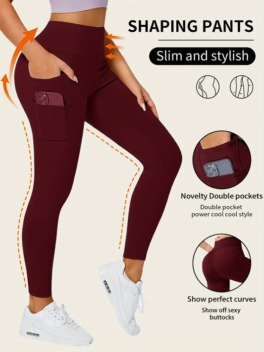 Leggings de yoga poche à ligne ciblée pour un développement