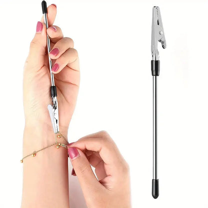 Pince Aide Fermoir Bracelet – Outil Pratique pour Attacher Seul Vos Bracelets et Chaînes