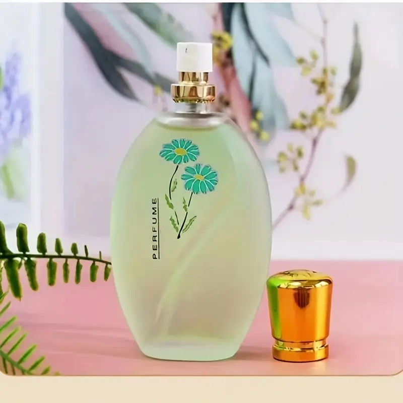 Parfum Femme Floral en Vaporisateur – Flacon Élégant avec Motif Fleur – Fraîcheur et Douceur Longue Durée