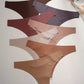 Lot de Strings Invisibles Femme Sans Couture – Multicolores Tons Nude, Culottes Seconde Peau Ultra Confortables