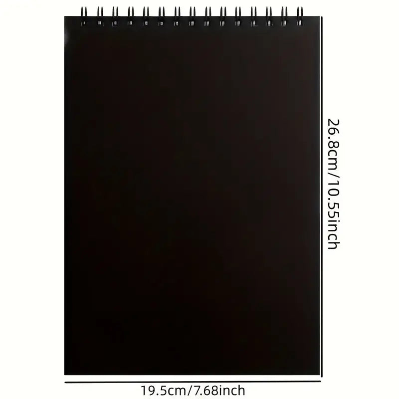 Carnet de dessin A4 à spirale – Papier blanc épais pour croquis, peinture et art créatif