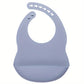 Bavoir Silicone Imperméable avec Récupérateur de Nourriture, Réglable et Facile à Nettoyer