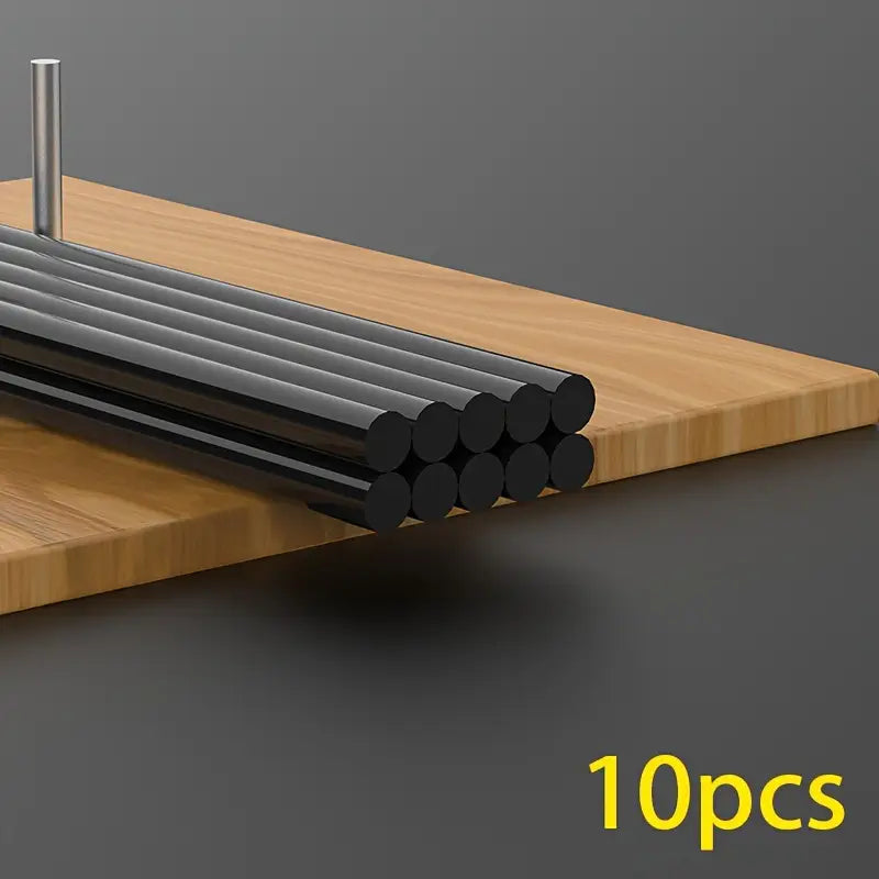 Bâtons de Colle Thermofusible Noire – Forte Adhérence pour Réparations, Assemblages et Travaux de Bricolage