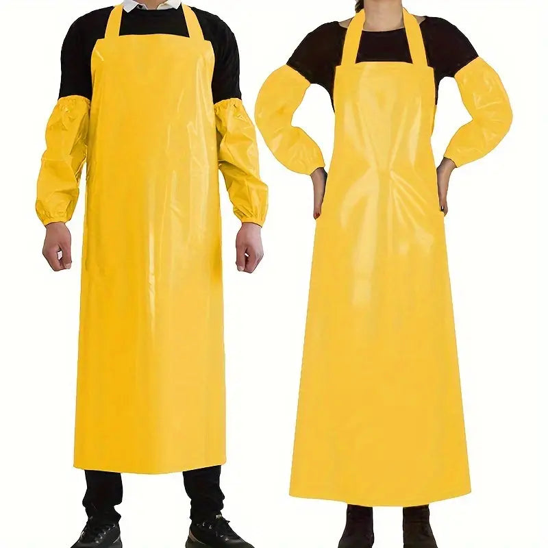 Tablier de Protection Imperméable en PVC – Résistant aux Produits Chimiques et à l’Huile