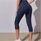 Pantalon Capri de Sport de Levage de Hanche de Contrôle de Ventre