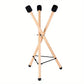 Support de Tambour en Bois – Trépied Pliable Antidérapant pour Djembé, Congas ou Bongos