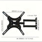 Support TV mural articulé – Meuble RV réglable pour écran plat, gain de place et confort de visionnage