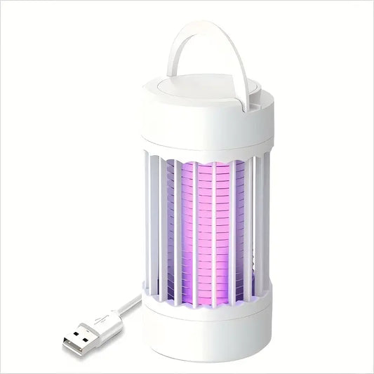 Lampe Anti-Moustique USB à Ultrason – Piège Électrique Silencieux avec Lumière UV, Portable et Écologique