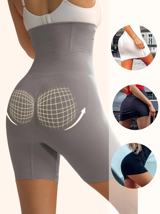 Shorty Gainant Femme Taille Haute – Effet Ventre Plat, Rehausse-Fessier et Tissu Respirant